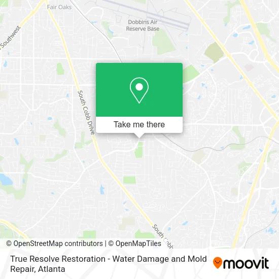 Mapa de True Resolve Restoration - Water Damage and Mold Repair