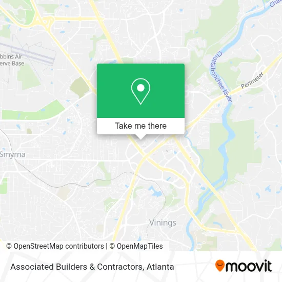 Associated Builders & Contractors map