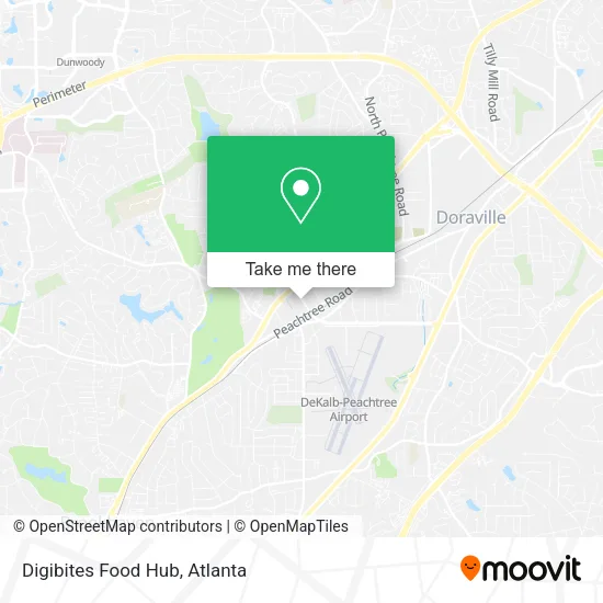 Mapa de Digibites Food Hub