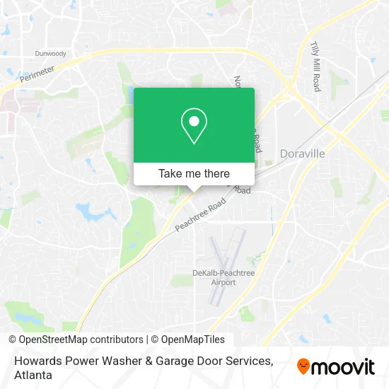 Mapa de Howards Power Washer & Garage Door Services