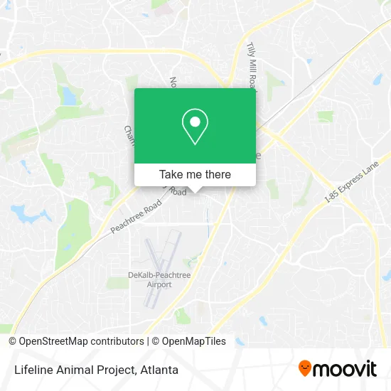 Lifeline Animal Project map