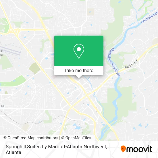 Springhill Suites by Marriott-Atlanta Northwest map