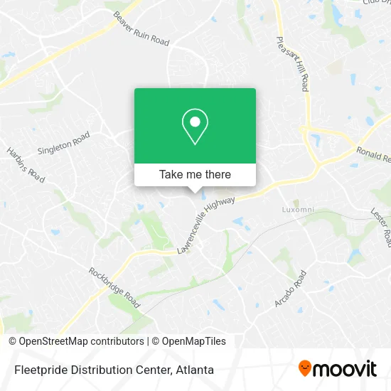 Mapa de Fleetpride Distribution Center