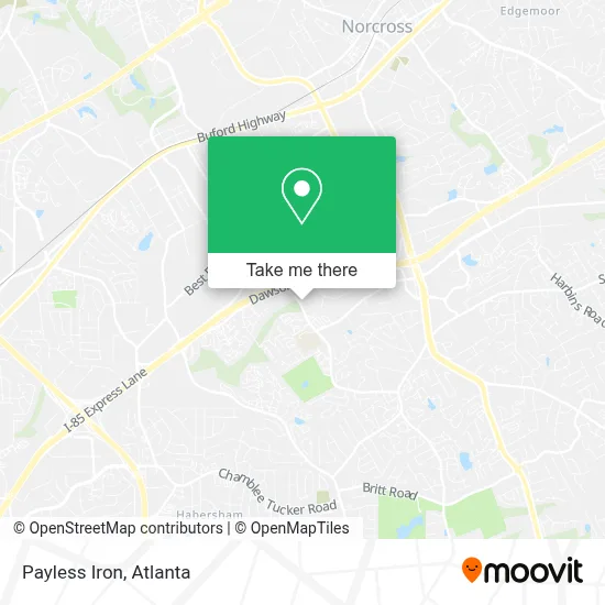Payless Iron map