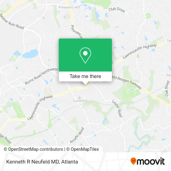 Kenneth R Neufeld MD map