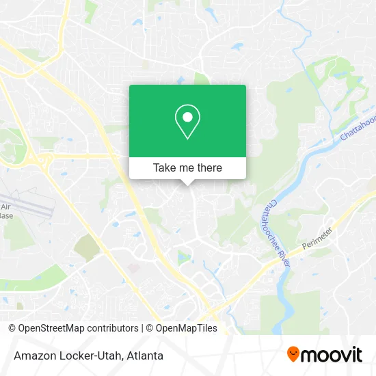 Amazon Locker-Utah map
