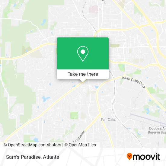 Sam's Paradise map