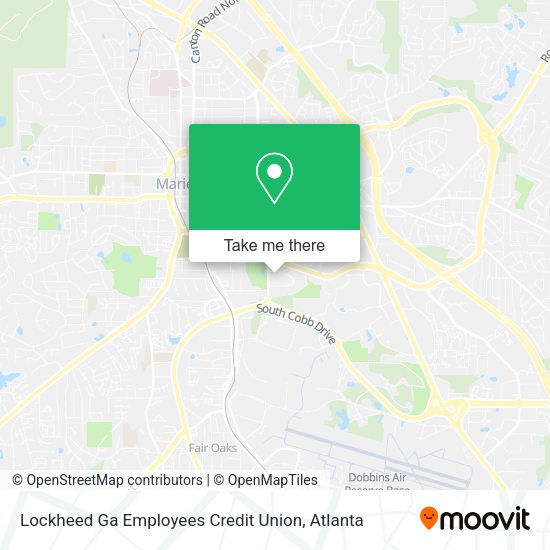 Lockheed Ga Employees Credit Union map