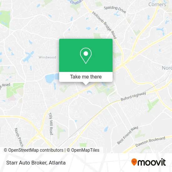 Starr Auto Broker map