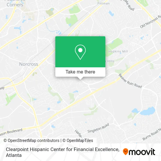 Clearpoint Hispanic Center for Financial Excellence map