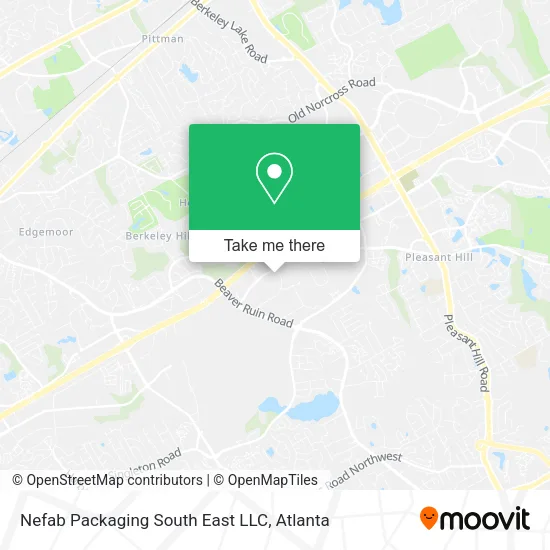 Mapa de Nefab Packaging South East LLC