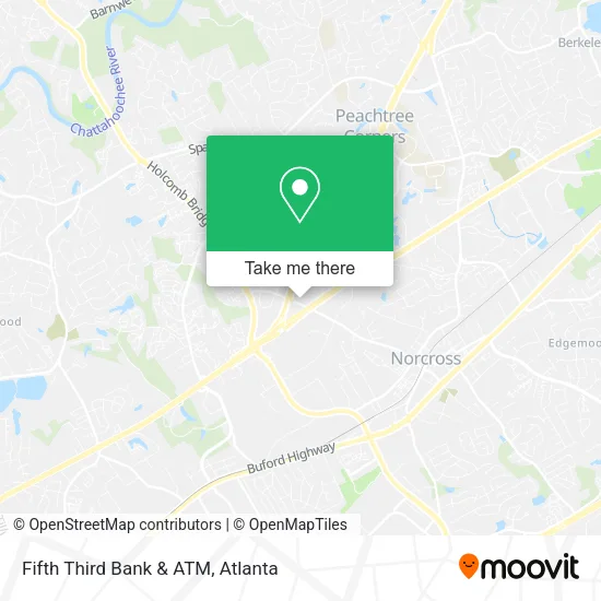 Mapa de Fifth Third Bank & ATM