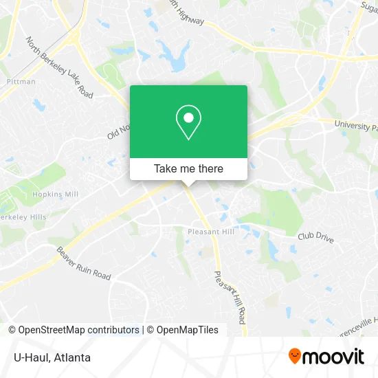 Mapa de U-Haul