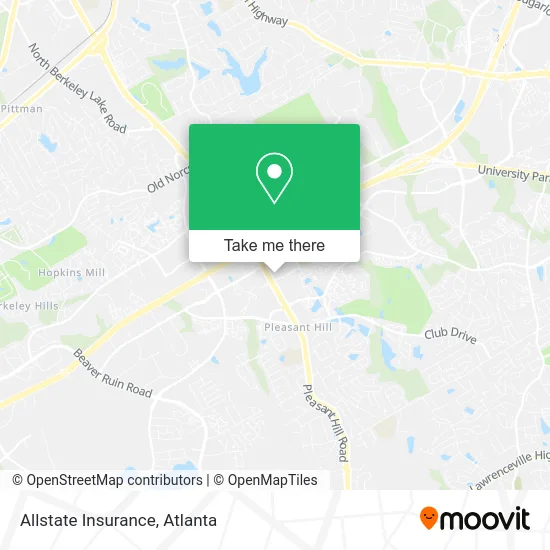 Allstate Insurance map