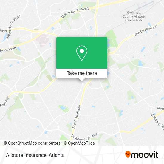 Allstate Insurance map