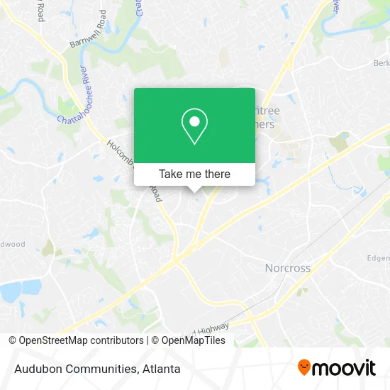 Audubon Communities map
