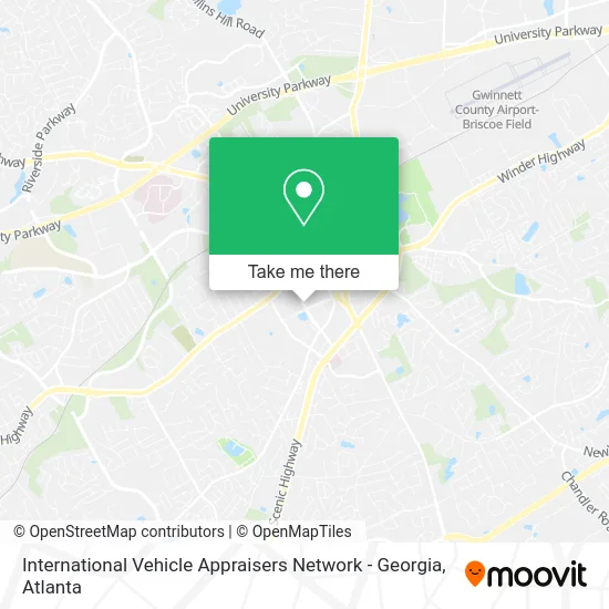 International Vehicle Appraisers Network - Georgia map
