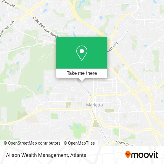 Mapa de Alison Wealth Management