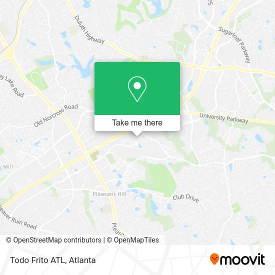 Todo Frito ATL map
