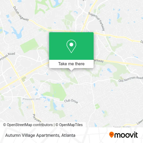 Mapa de Autumn Village Apartments