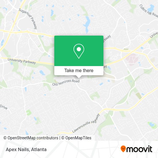 Apex Nails map