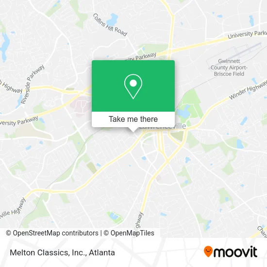 Melton Classics, Inc. map