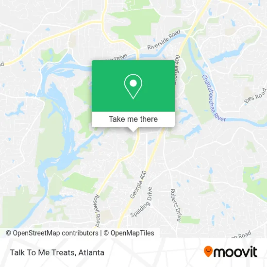Talk To Me Treats map