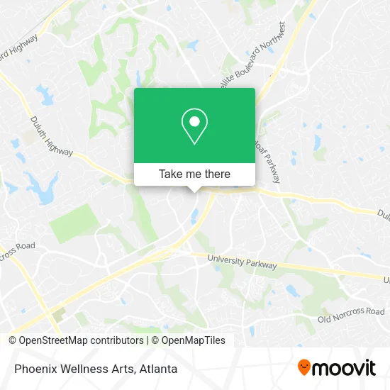 Mapa de Phoenix Wellness Arts