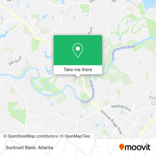 Suntrust Bank map