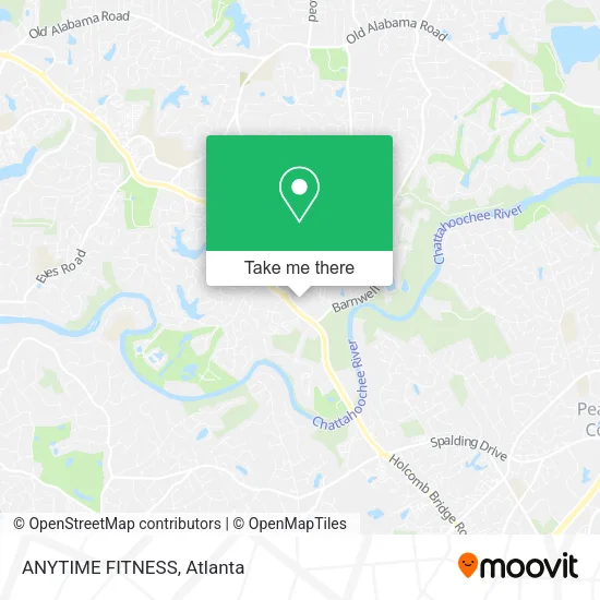 ANYTIME FITNESS map