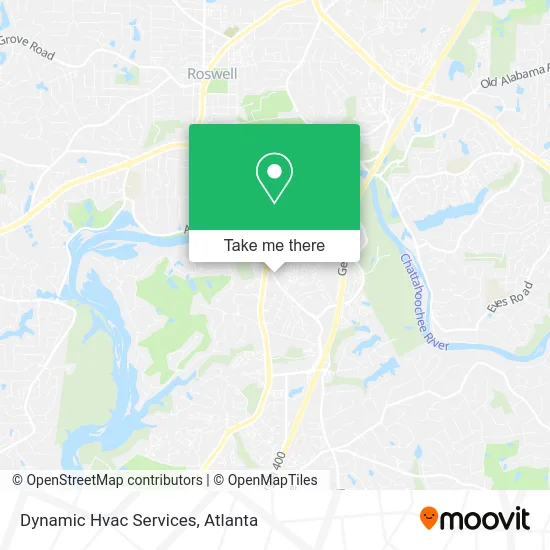 Dynamic Hvac Services map