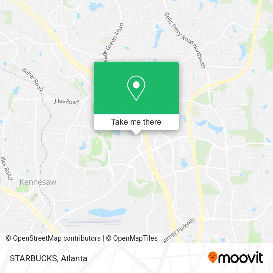 STARBUCKS map