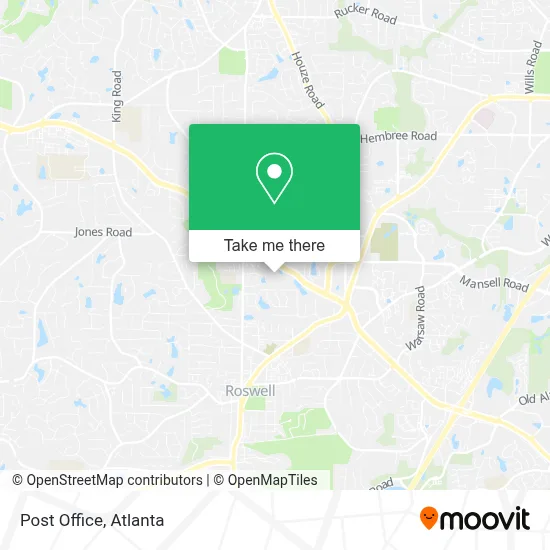 Post Office map