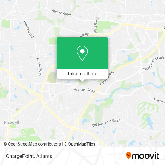 ChargePoint map