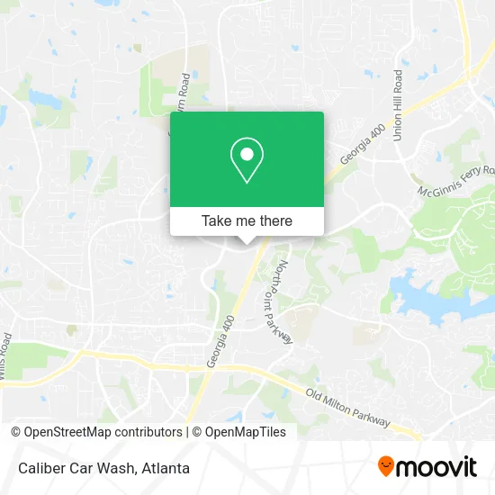 Caliber Car Wash map
