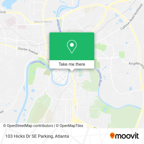 103 Hicks Dr SE Parking map