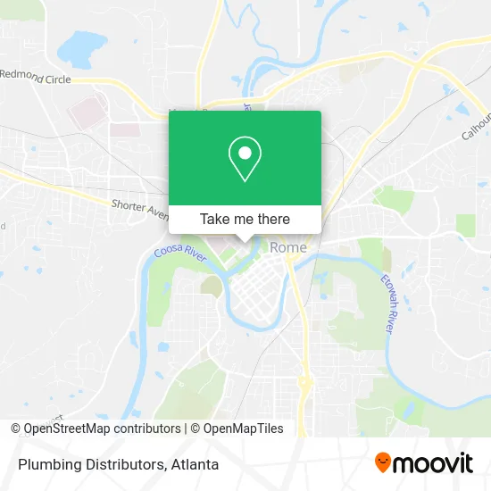Plumbing Distributors map