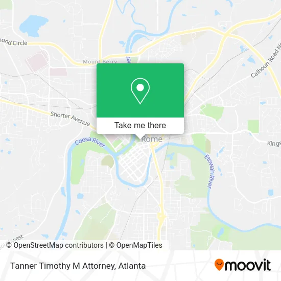 Mapa de Tanner Timothy M Attorney