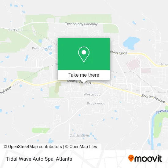 Tidal Wave Auto Spa map