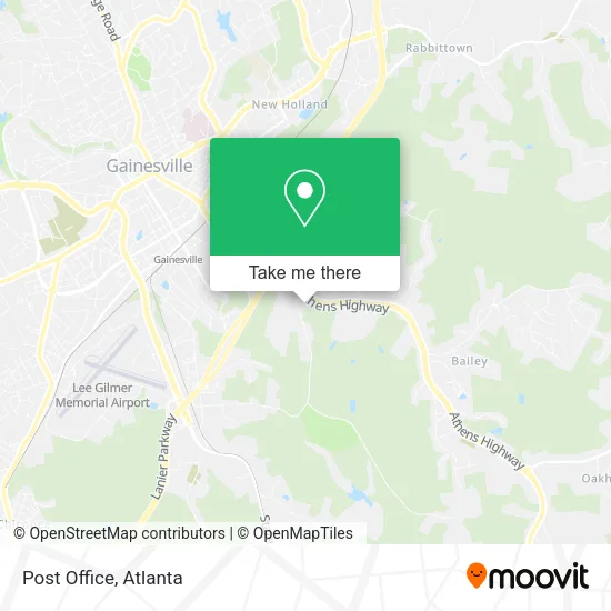 Post Office map