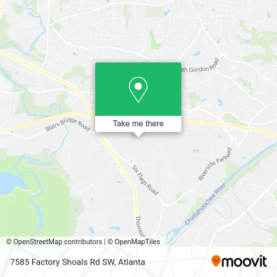 7585 Factory Shoals Rd SW map