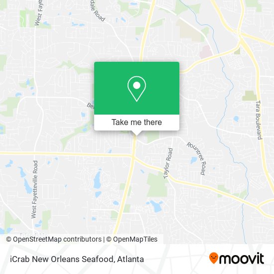 Mapa de iCrab New Orleans Seafood
