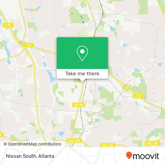 Nissan South map