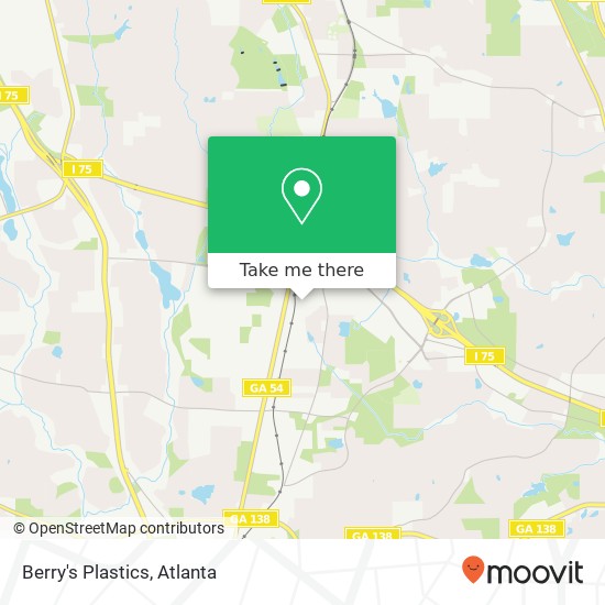 Berry's Plastics map
