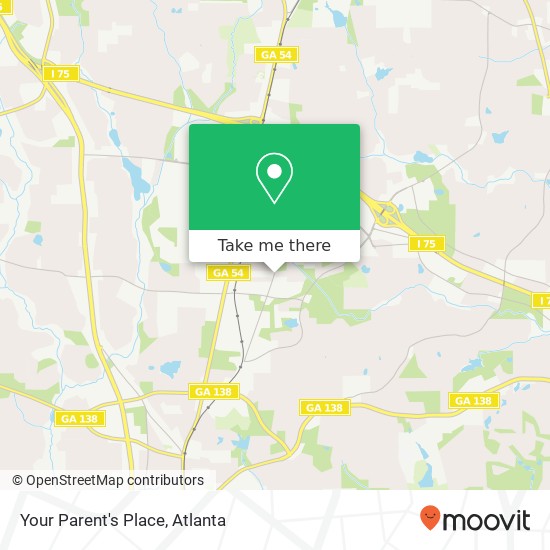 Your Parent's Place map