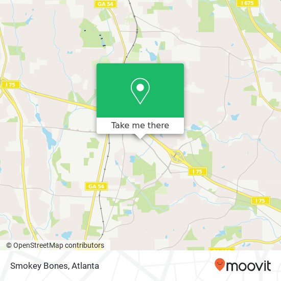 Smokey Bones map