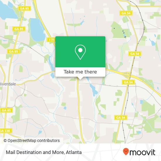 Mapa de Mail Destination and More