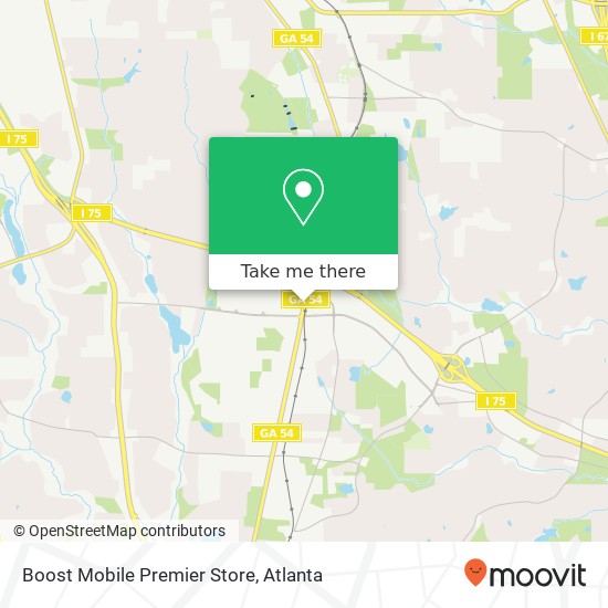 Boost Mobile Premier Store map