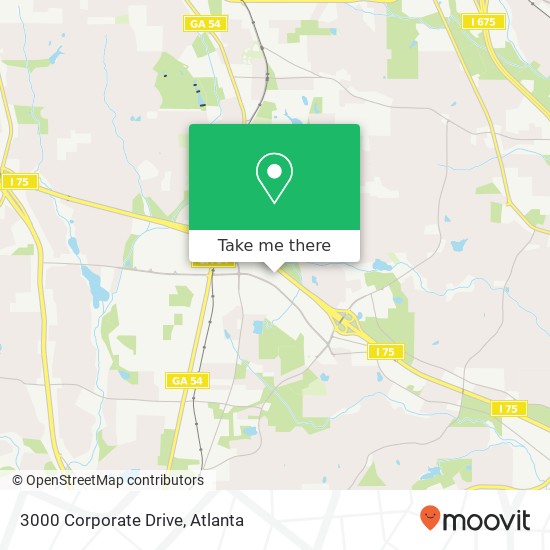 3000  Corporate  Drive map