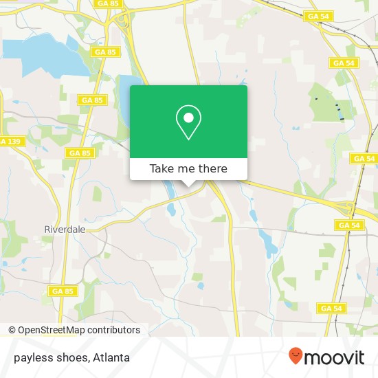 payless shoes map